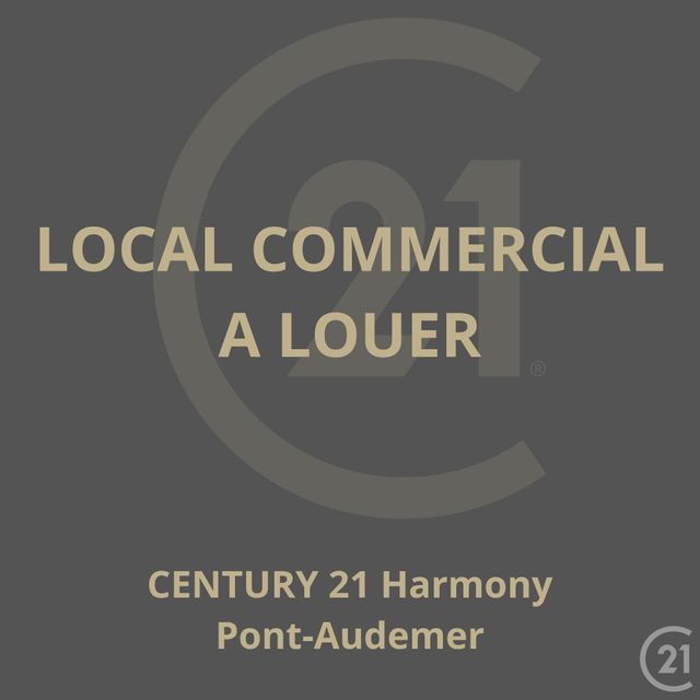commerce à louer - 66.0 m2 - PONT AUDEMER - 27 - HAUTE-NORMANDIE - Century 21 Harmony